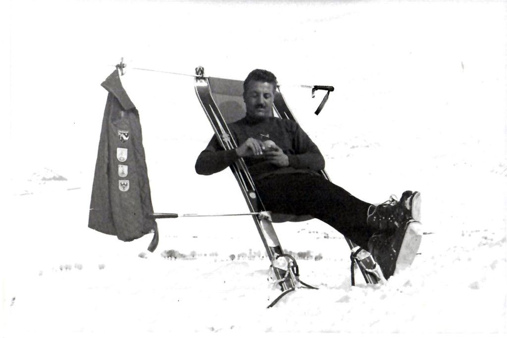 jahangir emami ski racer Abali Ski Resort , Iran 1964