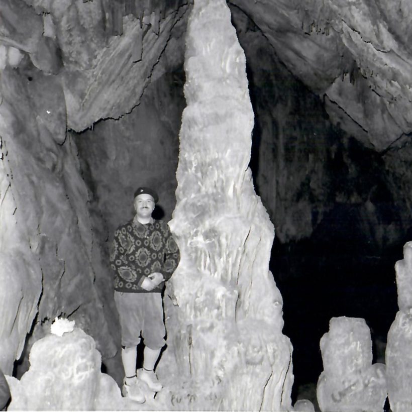 jahangir emami iranian mountaineer Kahak Cave, Iran (1965)