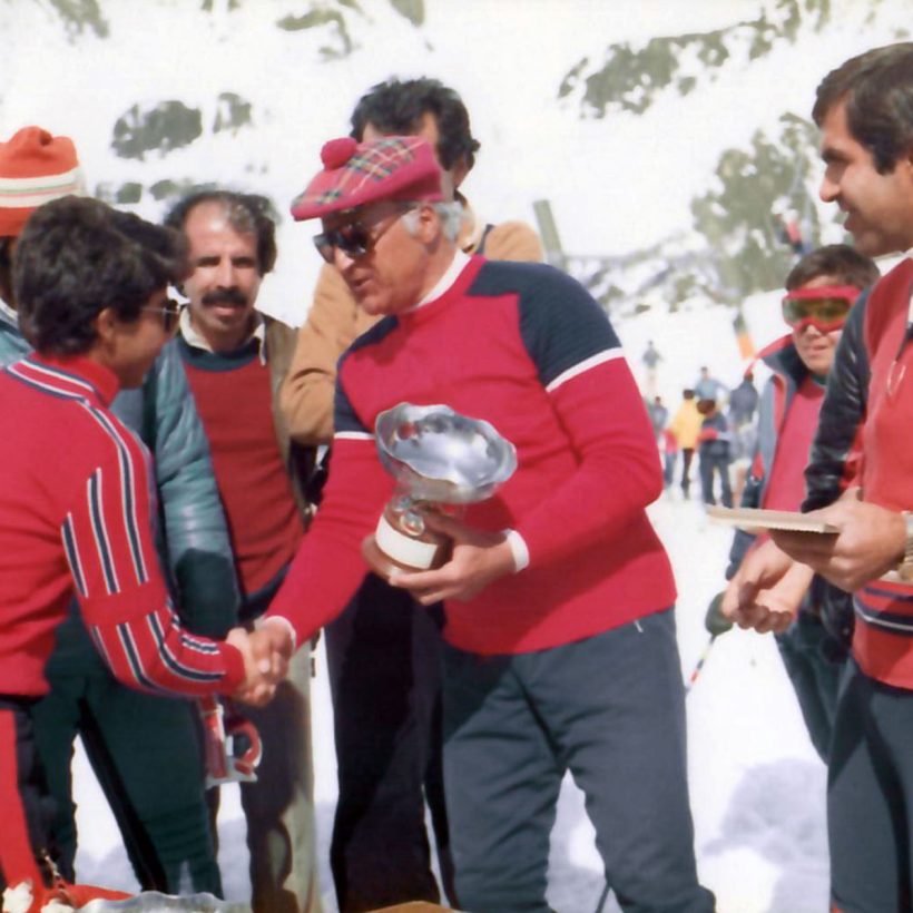 jahangir emami ski racer shemshak iran